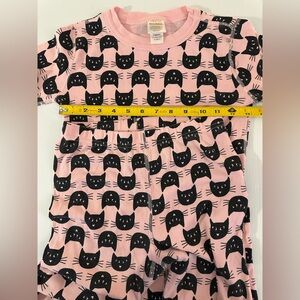 Hanna Andersson | Pajama Set | Pink Cats | Cotton